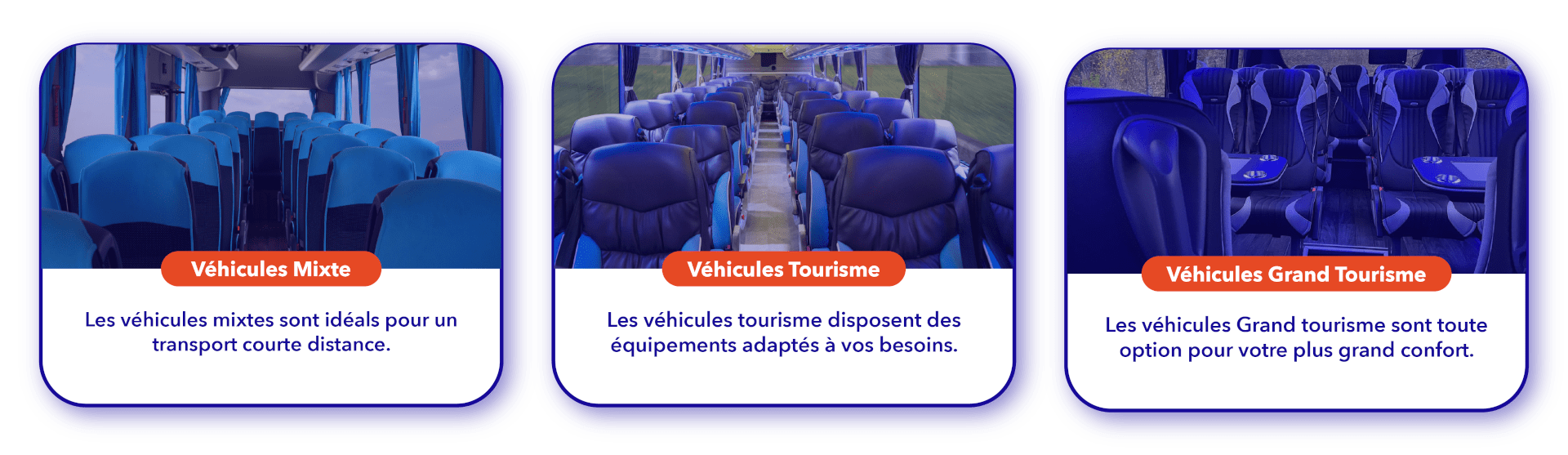 Les gammes de véhicules